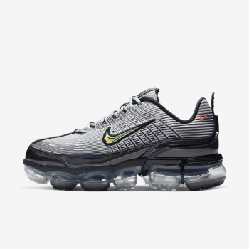 Nike Air VaporMax 360 - Női Utcai Cipő - Metal Titán/Metal Sötét Szürke/Fekete/Narancssárga